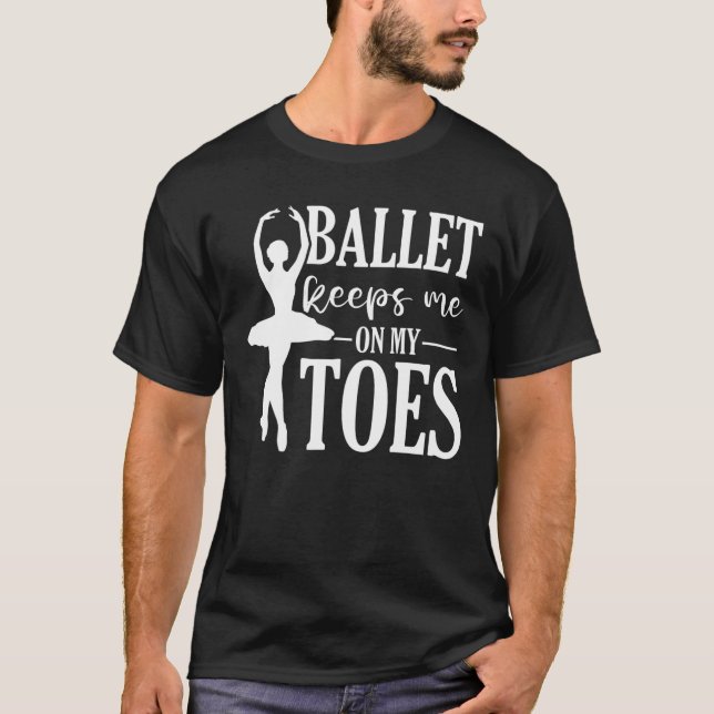 En Pointe Ballet Dancer Ballerina Tanz Bellinzona  T-Shirt (Vorderseite)