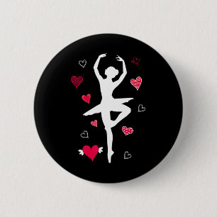 En Pointe Ballet Tanz Ballerina Girls - Frauen Heu Button