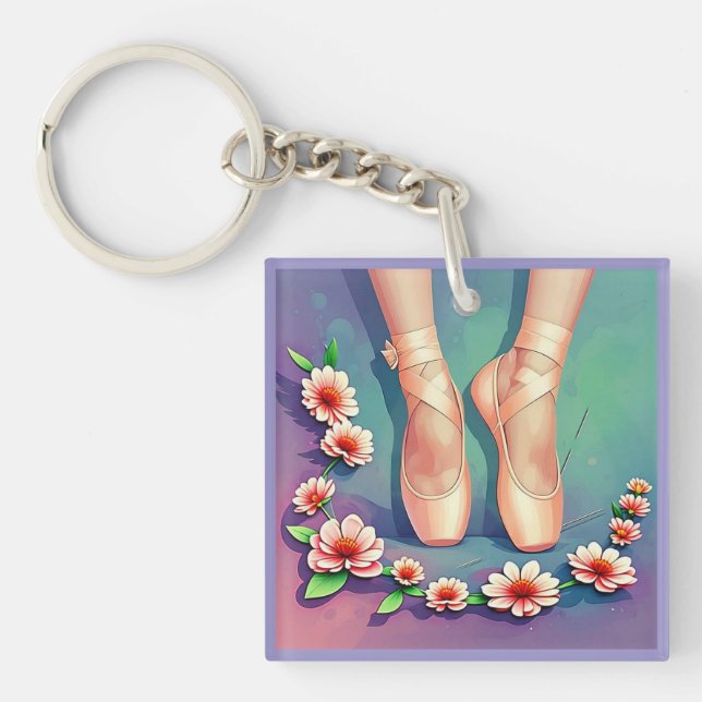 " EN POINTE SCHAUTY " SCHLÜSSELANHÄNGER (Vorderseite)