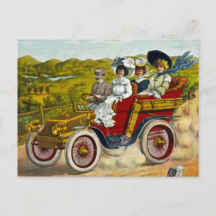 En Tour 1904 Postkarte