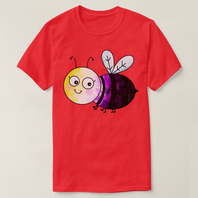 Enbee Nonbinary bee T-Shirt (Design vorne)