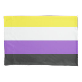 Enby-Flag (nicht binärer Stolz) Kissenbezug