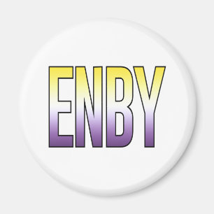 ENBY - Nichtbinär Magnet