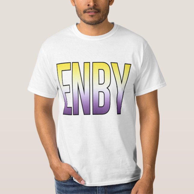 ENBY - nichtbinär T-Shirt (Vorderseite)