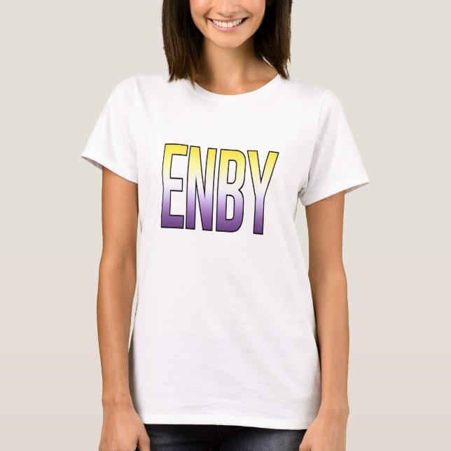 ENBY - nichtbinär T-Shirt (Vorderseite)