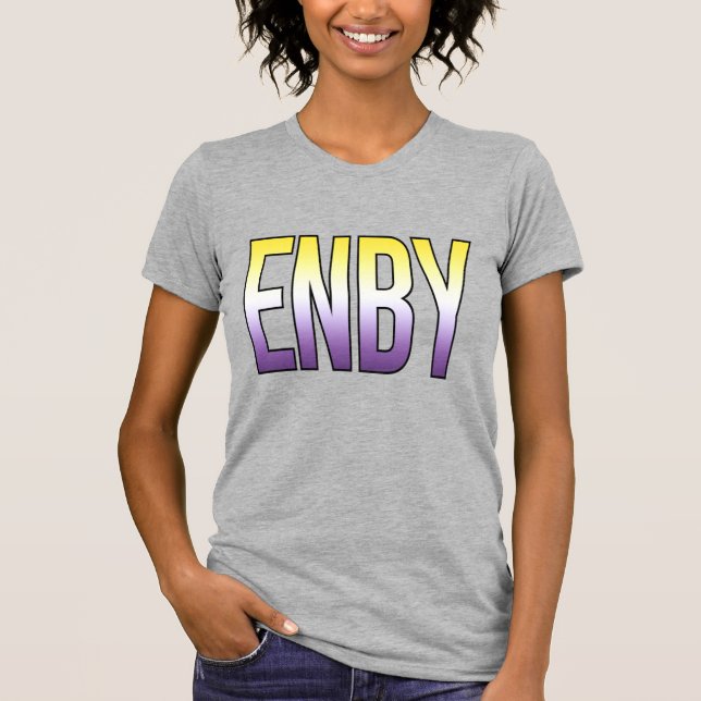 ENBY - nichtbinär T-Shirt (Vorderseite)