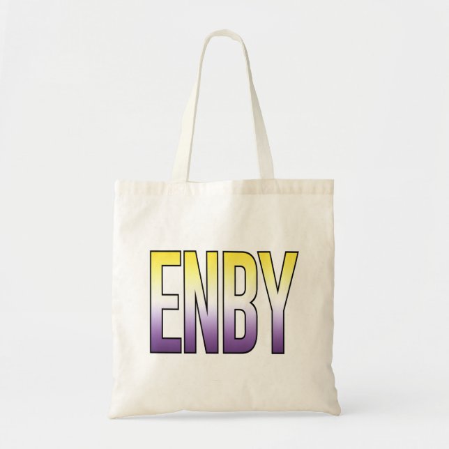 ENBY - nichtbinär Tragetasche (Vorne)