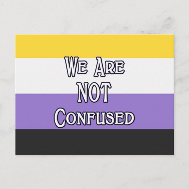 Enby We are... Postkarte (Vorderseite)