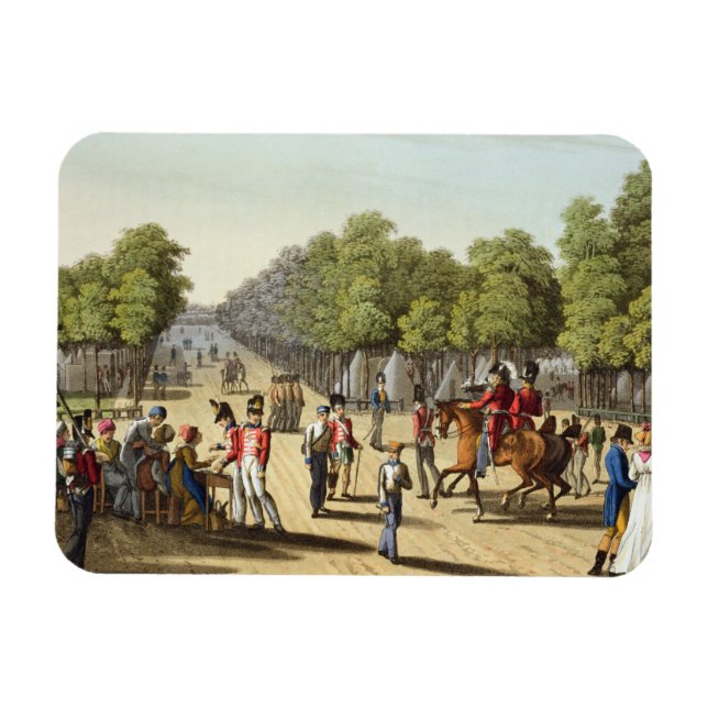 Encampment of the British Army in the Bois de Boul Magnet (Horizontal)