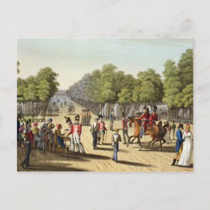 Encampment of the British Army in the Bois de Boul Postkarte