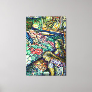 Enceladus Leinwanddruck