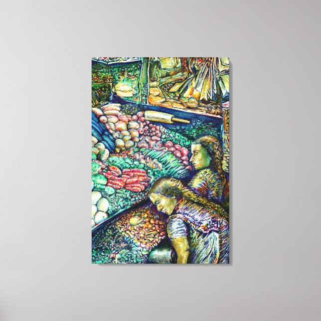 Enceladus Leinwanddruck (Vorderseite)