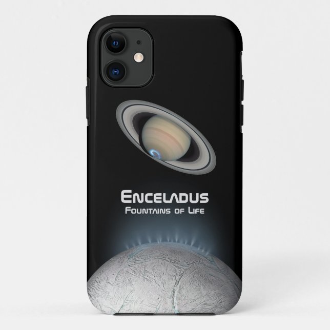 Enceladus Saturn Mondbrunnen Case-Mate iPhone Hülle (Rückseite)