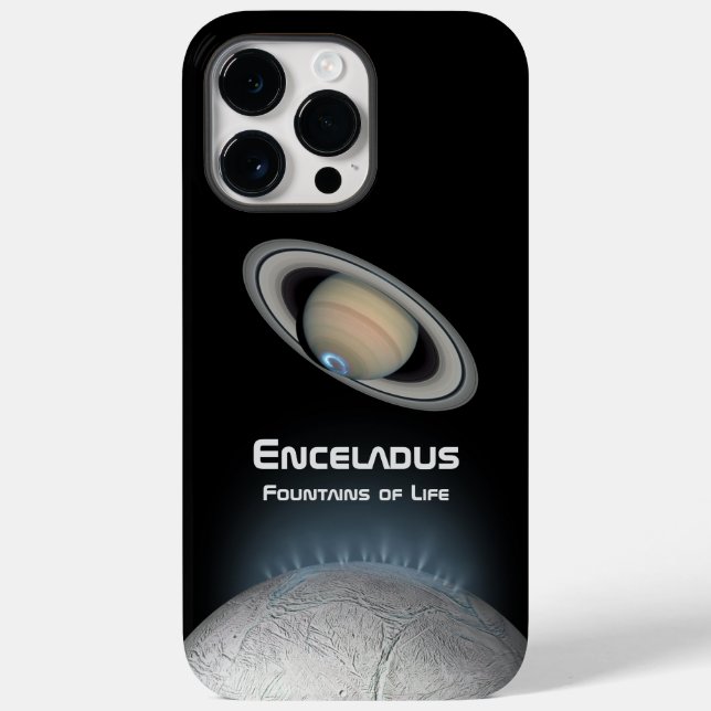 Enceladus Saturn Mondbrunnen Case-Mate iPhone Hülle (Rückseite)