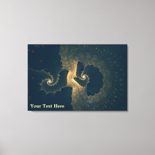 Enceladus unter dem Eis Leinwanddruck