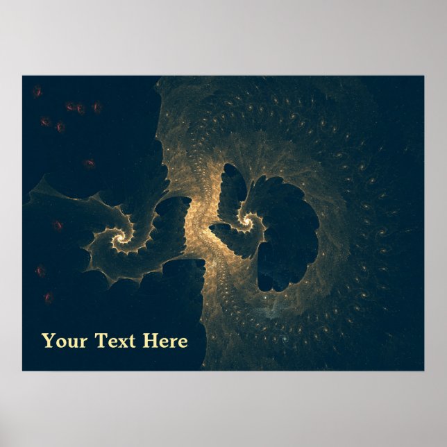 Enceladus unter dem Eis Poster (Vorne)