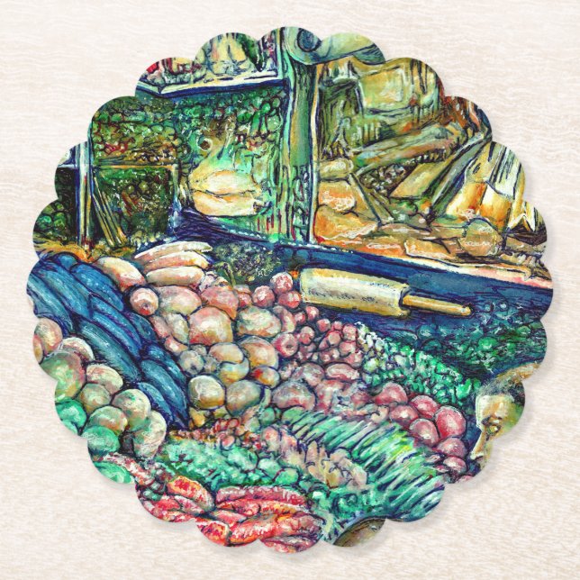 Enceladus Untersetzer (Vorderseite)