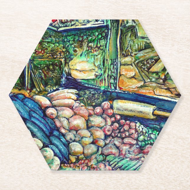 Enceladus Untersetzer (Vorderseite)