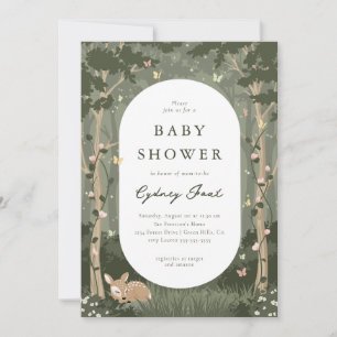 Enchangerie Forest Baby-Dusche Einladung