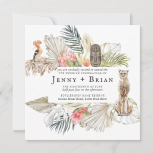 Enchanted African Safari Boho Botanical Wedding