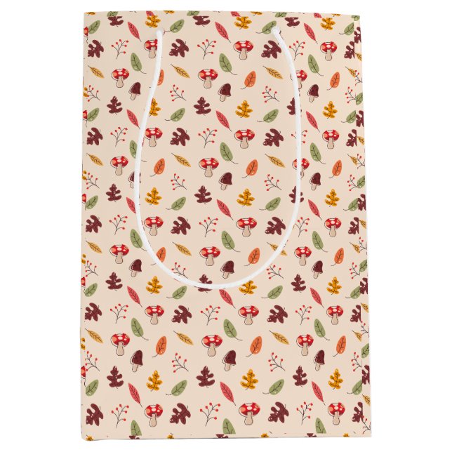 Enchanted Autumn Forest Mittlere Geschenktüte (Vorderseite)