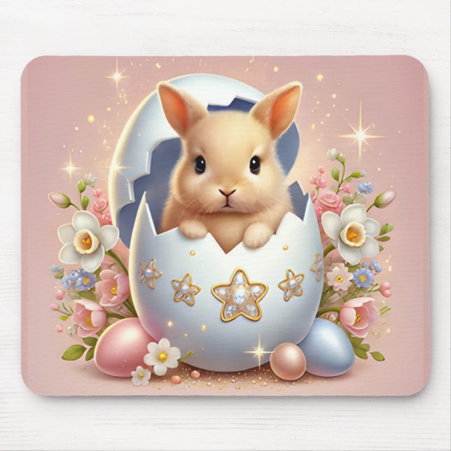 Enchanted Baby Bunny Mousepad (Vorne)
