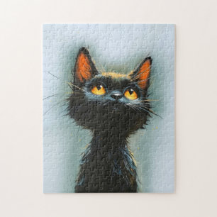 Enchanted Black Cat Puzzle