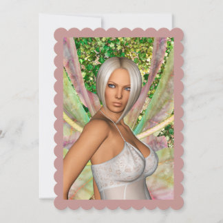 Enchanted Butterfly Fairy Feiertagskarte