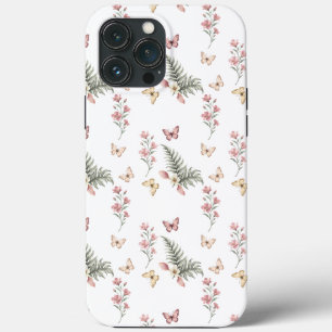 Enchanted Butterfly Garden Romantic Floral Pattern Case-Mate iPhone Hülle
