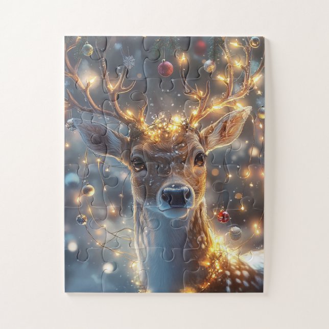 Enchanted Christmas Reindeer Puzzle (Vertikal)
