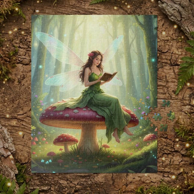 Enchanted Day Fairy Reading a Book Puzzle (Von Creator hochgeladen)
