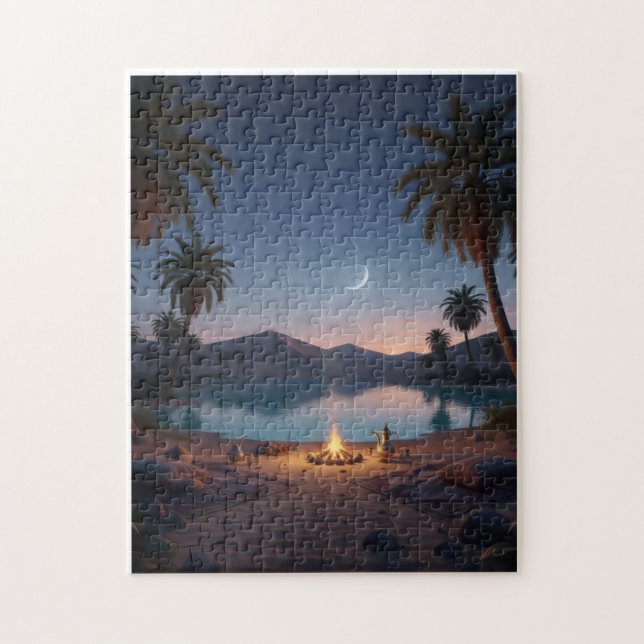 Enchanted Desert Oasis Night Puzzle (Vertikal)