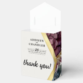 Enchanted Elegance Jewel Toned Floral Wedding Geschenkschachtel