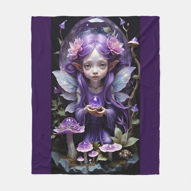 Enchanted Fairies V1 Fleecedecke (Vorderseite)