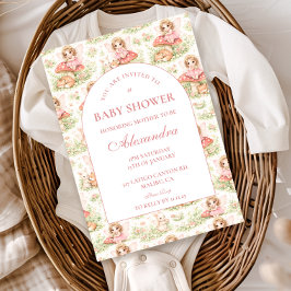 Enchanted Fairy Girl Baby Shower Einladung