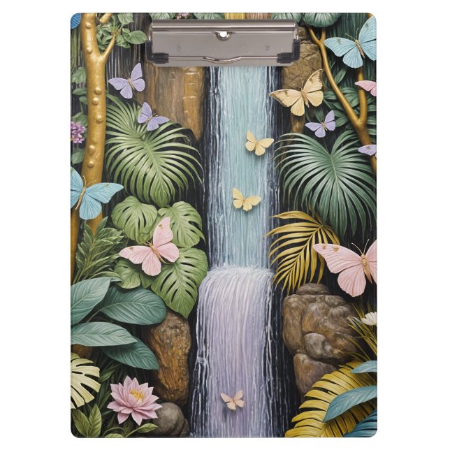 Enchanted Falls Oasis Klemmbrett (Vorderseite)