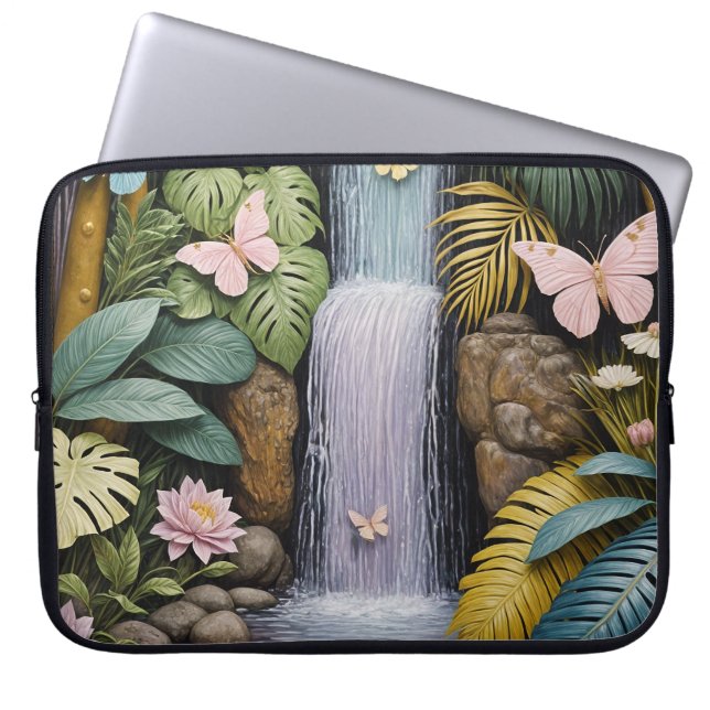 Enchanted Falls Oasis Laptopschutzhülle (Vorderseite)