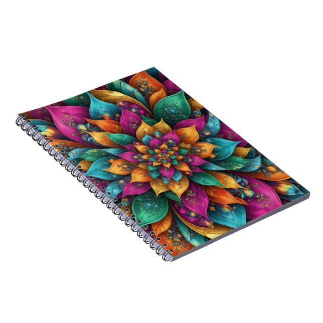 Enchanted Flora Gold Watercolor Botanical Notebook Notizblock (Rechte Seite)