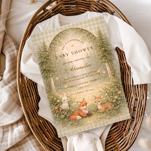 Enchanted Forest Baby Animals Baby Shower