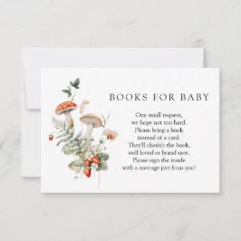 Enchanted Forest Books for Baby Enclosure Card Einladung