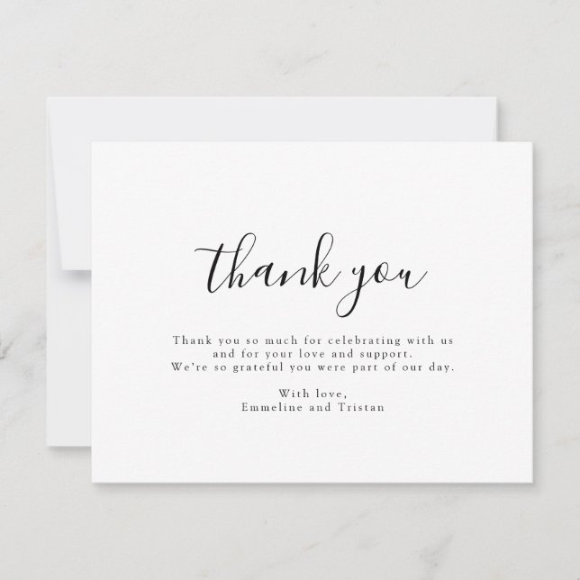 Enchanted Forest Hanging Lanterns Wedding Dankeskarte (Vorderseite)