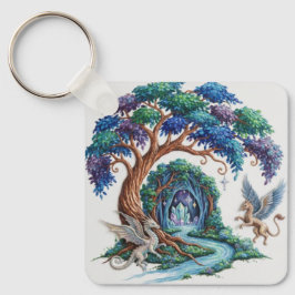 Enchanted Forest Keychain - Tree of Life  Schlüsselanhänger