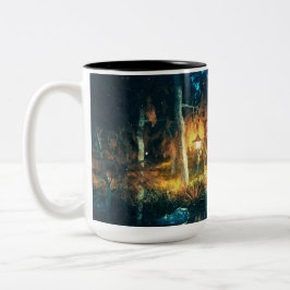 Enchanted Forest Night Mug Zweifarbige Tasse