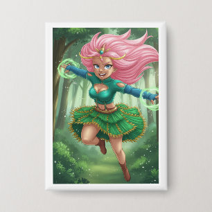 Enchanted Forest Sprint – Anime Fantasy Charakter  Button