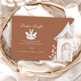Enchanted Garden Fairy Wildblume Diapper Raffle Begleitkarte