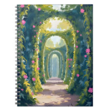 Enchanted Garden | Floral Archway Painting