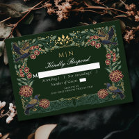 Enchanted Gothic Raven Floral Wedding Dahlia UAWG