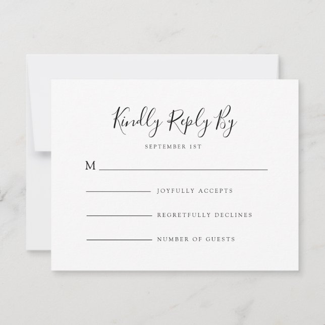 Enchanted Hanging Lanterns Wedding RSVP Karte (Rückseite)