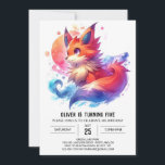 Enchanted Kids Fox Birthday Einladung<br><div class="desc">Für ein magisches und lustiges Fest ist der verzauberte Kinderfox zum Geburtstag perfekt. Dieses bearbeitbare Design kann für jedes Alter personalisiert sein und bietet ein spielerisches Fuchsthema mit einer verzauberten Drehung. Mit dem sofortigen Download können Sie Ihre Einladungen digital austauschen oder ausdrucken und die Verzauberung an Ihren besonderen Tag bringen....</div>