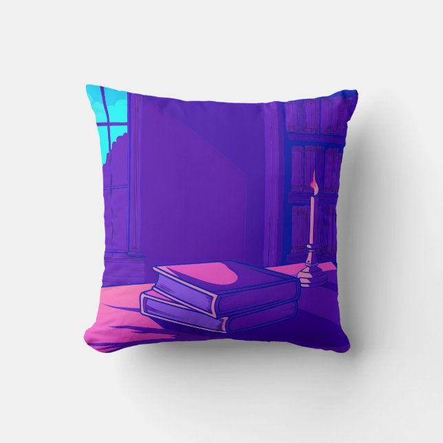 Enchanted Library Glow Kissen (Vorderseite)
